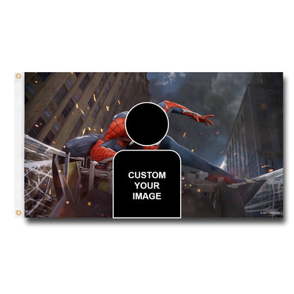 Spiderman Flag Custom Image