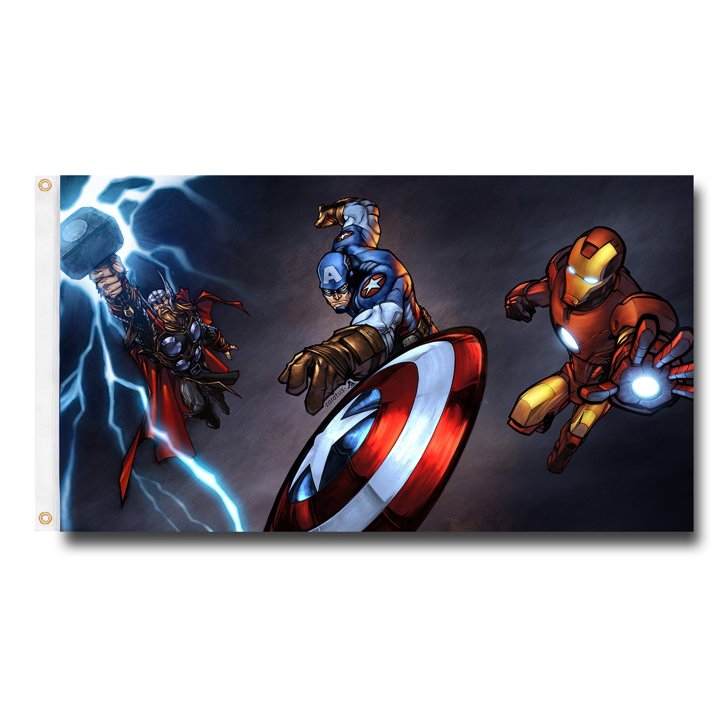 Bigthree Flag Custom Image