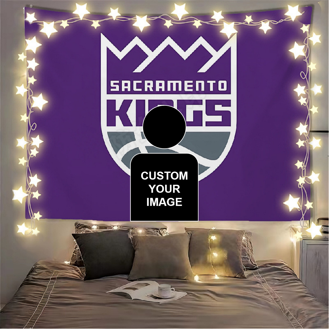 Sacramento Kings Flag Custom Image