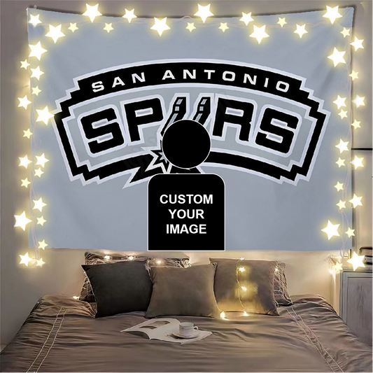 San Antonio Spurs Flag Custom Image