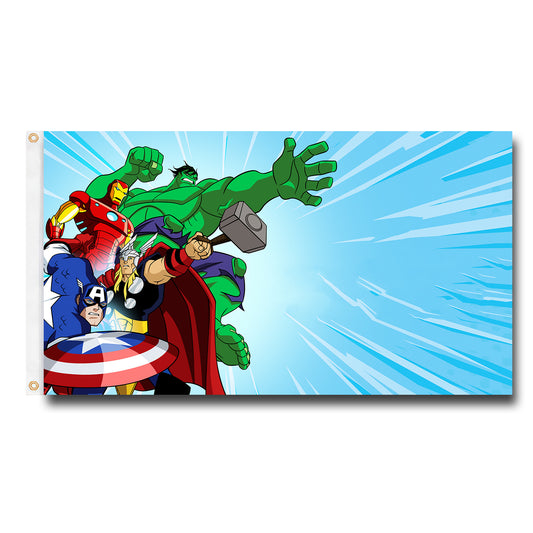 Comic Flag Custom Image