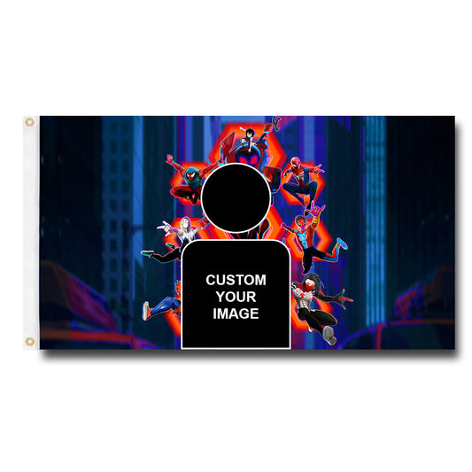 Spiderman Flag Custom Image