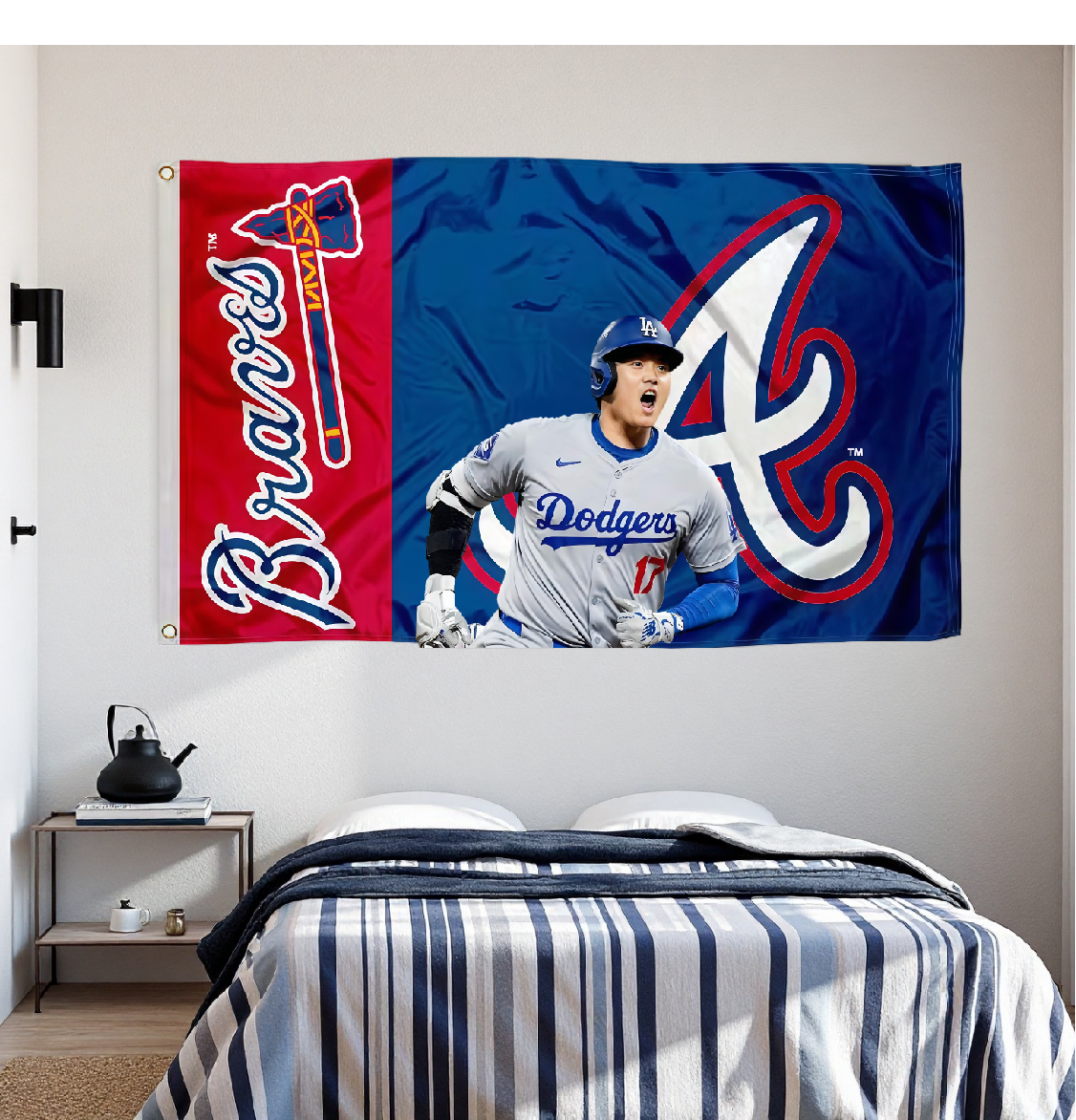 Atlanta Braves Classic Flag Custom Image