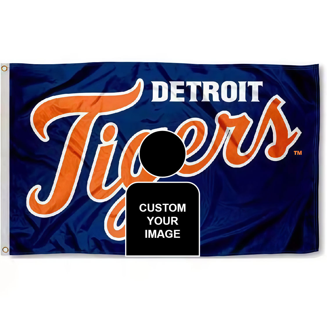 Detroit Tigers Flag Custom Image