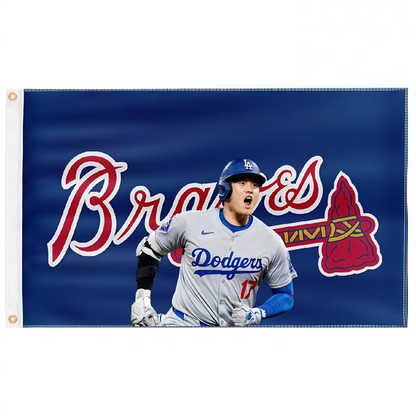 Atlanta Braves Flag Custom Image