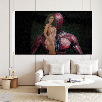 Spiderman Flag Custom Image