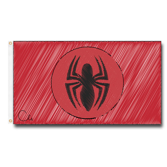 Spiderman Flag Custom Image
