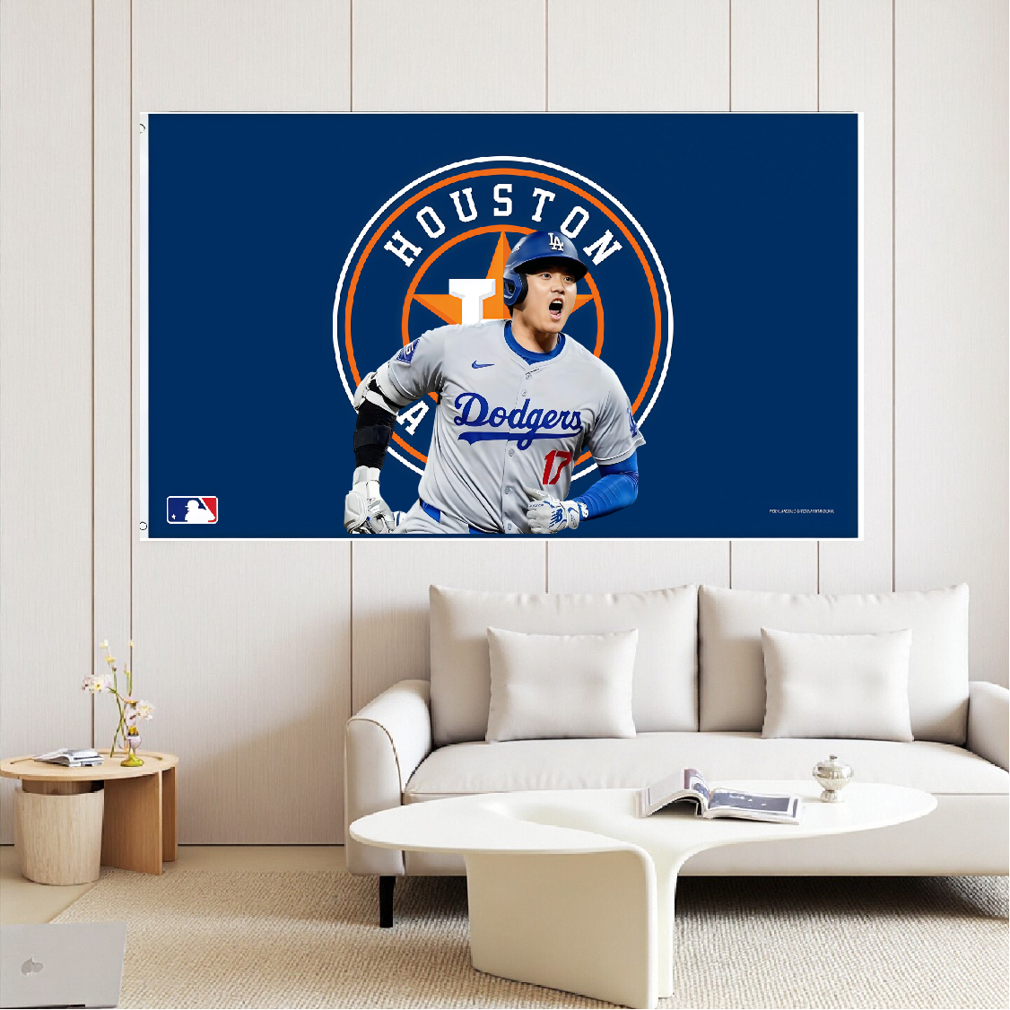 Houston Astros Black Flag Custom Image