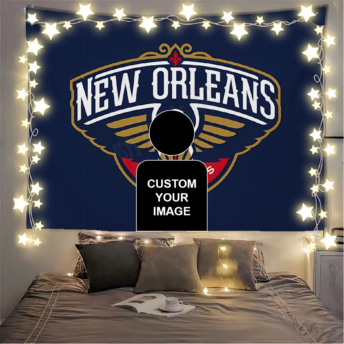 New Orleans Pelicans Flag Custom Image