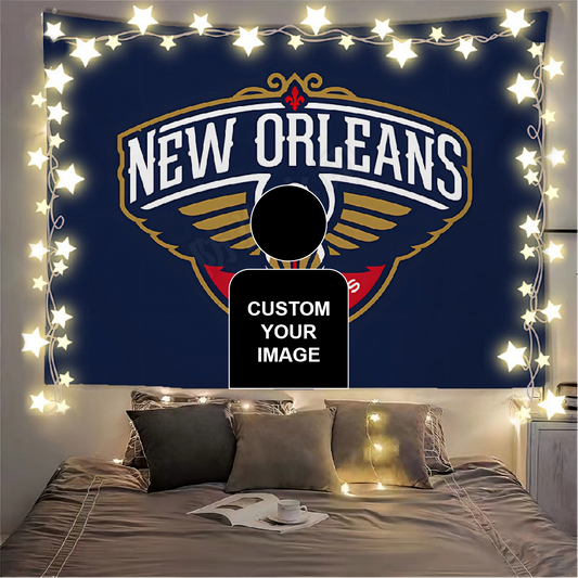 New Orleans Pelicans Flag Custom Image