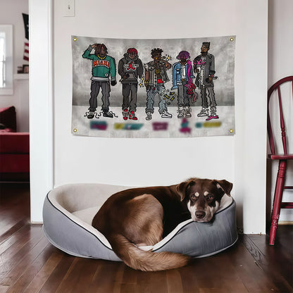 2016 Freshman Cypher rapper Flag Custom Image