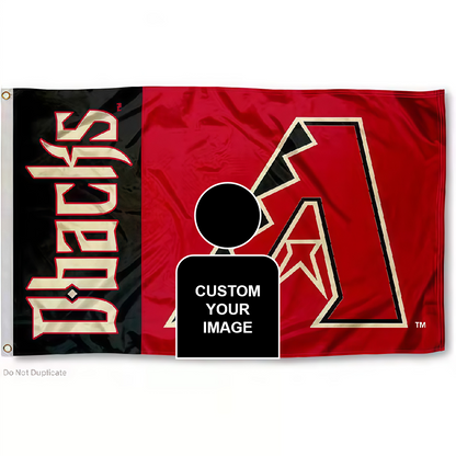 Arizona Diamondbacks Flag Custom Image