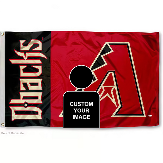 Arizona Diamondbacks Flag Custom Image
