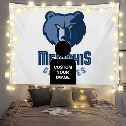 Memphis Grizzlies Flag Custom Image