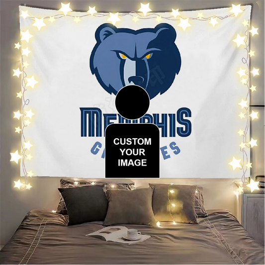 Memphis Grizzlies Flag Custom Image