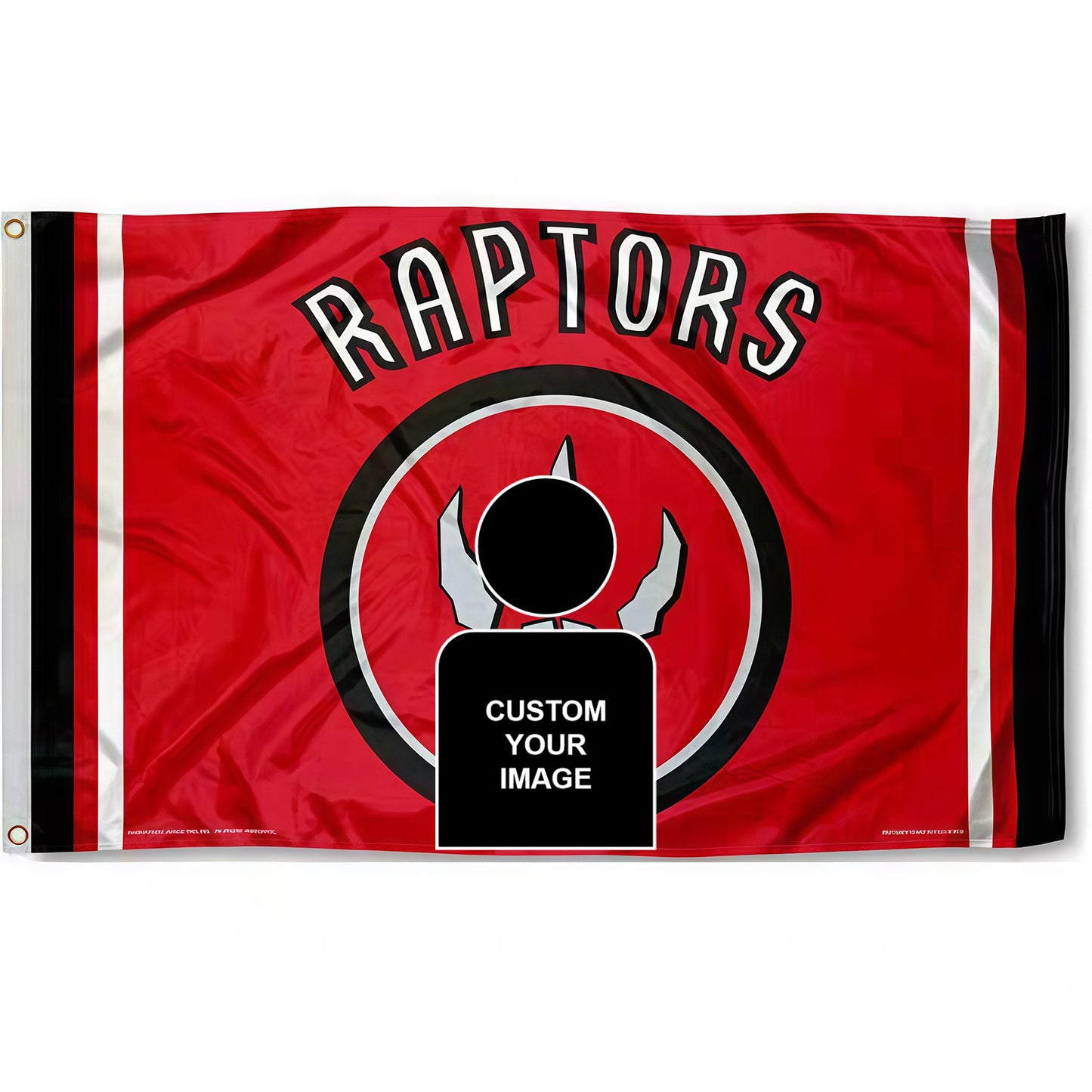 Toronto Raptors Red Flag Custom Image