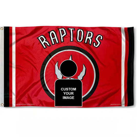 Toronto Raptors Red Flag Custom Image