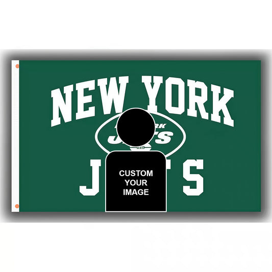 New York Jets Green flag Custom Image