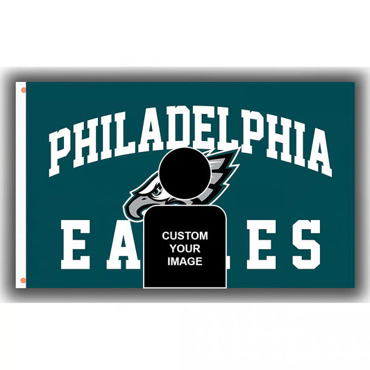 Philadelphia Eagles Green flag Custom Image