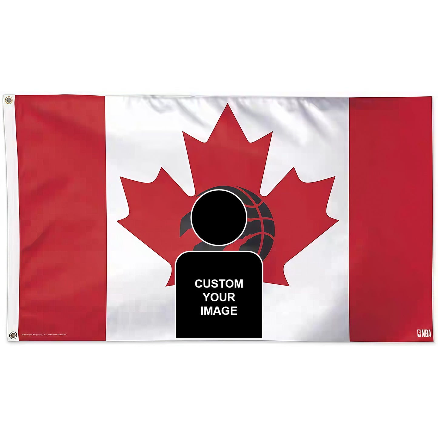 Captain America X Toronto Raptors Maple Flag Custom Image