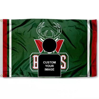 Milwaukee Bucks Classic Flag Custom Image
