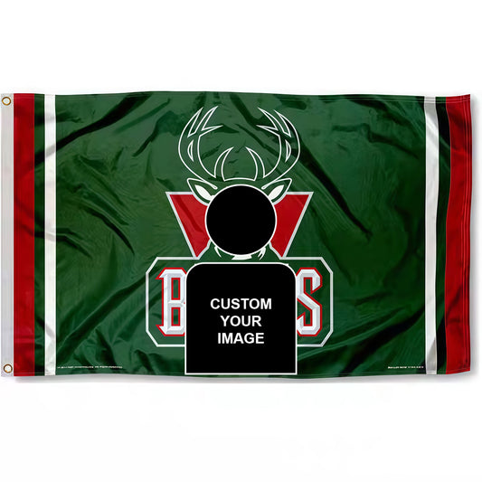 Milwaukee Bucks Classic Flag Custom Image