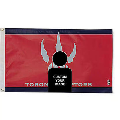 Captain America X Toronto Raptors Classic Flag Custom Image