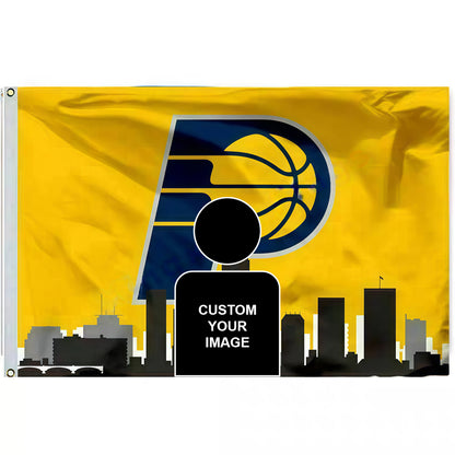 Travis Scott X Indiana Pacers Moden Flag Custom Image