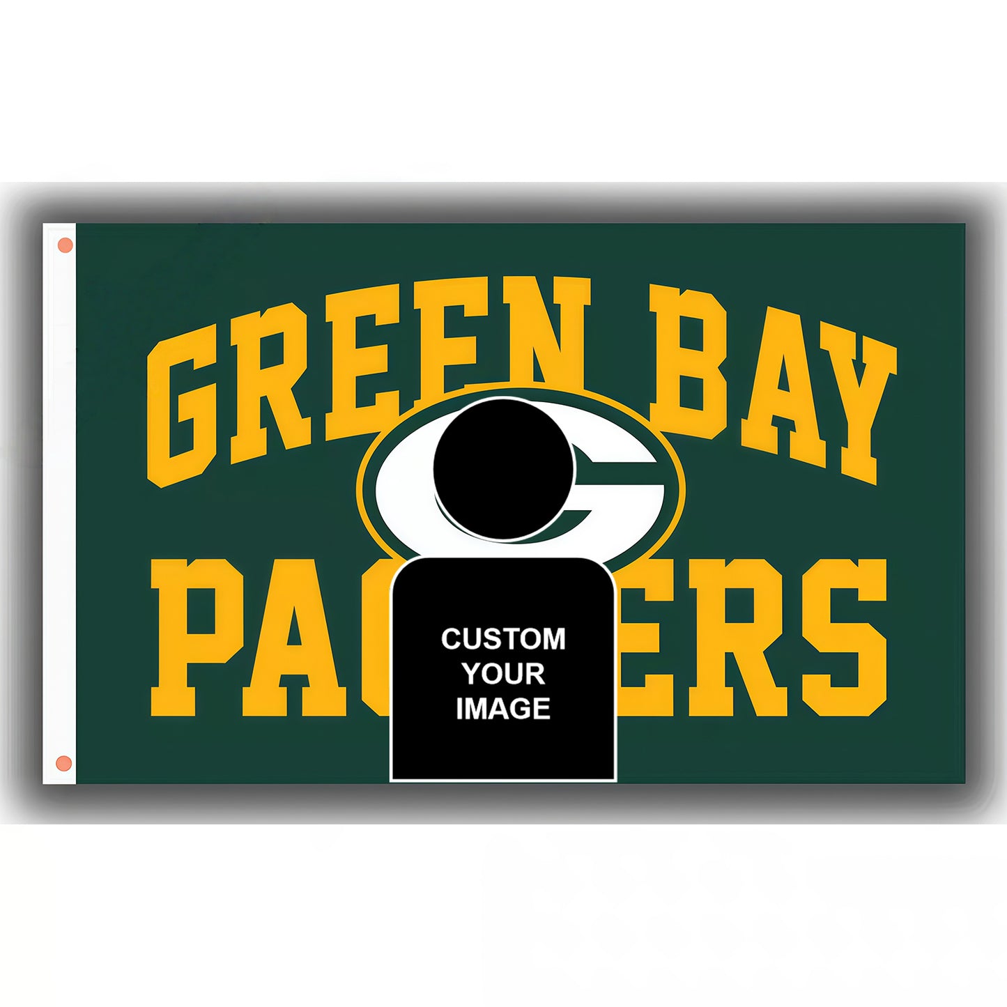 Green Bay Packers Green Flag Custom Image