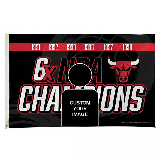 Chicago Bulls Classic Flag Custom Image