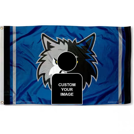 Minnesota Timberwolves Classic Flag Custom Image