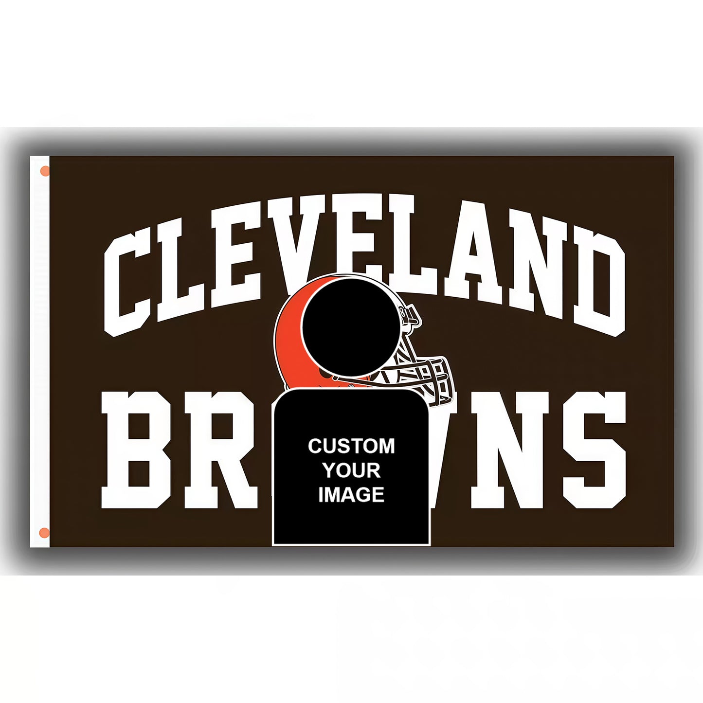 Cleveland Browns Brown Flag Custom Image
