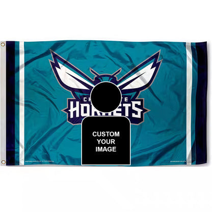 Michael Jackson X Charlotte Hornets Classic Flag Custom Image