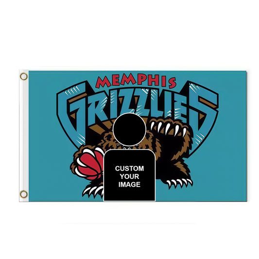Memphis Grizzlies Moden Flag Custom Image