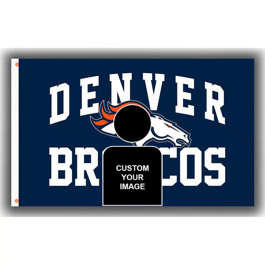 Denver Broncos Classic Flag Custom Image