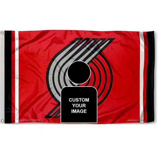 Portland Trail Blazers Classic Flag Custom Image
