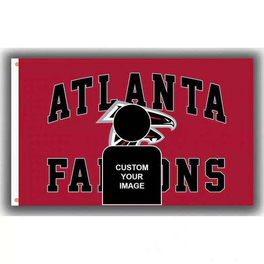 Atlanta Falcons Red Flag Custom Image