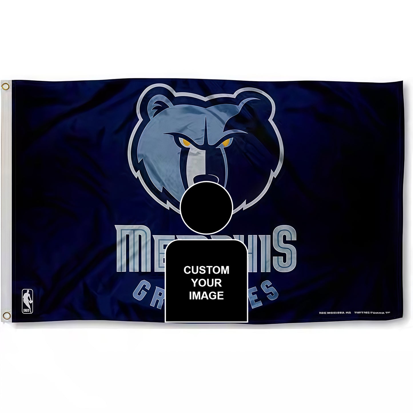 Captain America X Memphis Grizzlies Retro Flag Custom Image