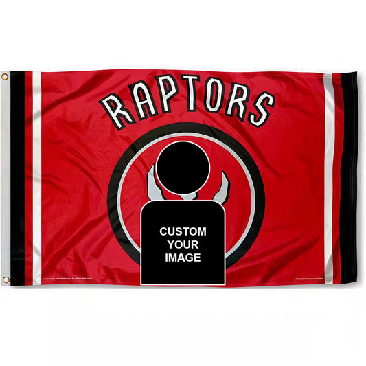 Toronto Raptors Red Flag Custom Image