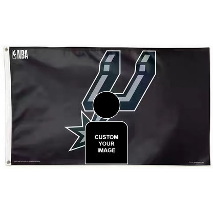 Captain America X San Antonio Spurs Classic Flag Custom Image