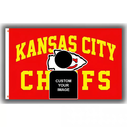 Kansas City Chiefs Orange Flag Custom Image