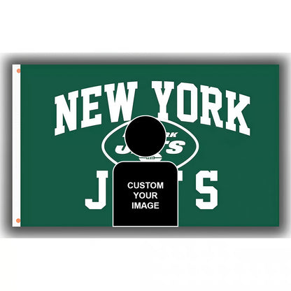 Sydney Sweeney X New York Jets Green Flag Custom Image