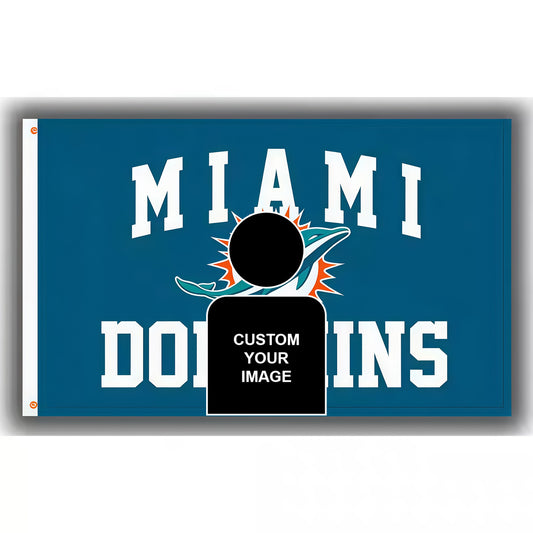 Miami Dolphins Classic Flag Custom Image