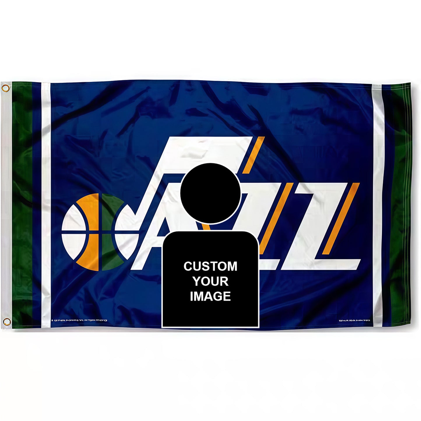 Michael Jackson X Utah Jazz Blue Flag Custom Image
