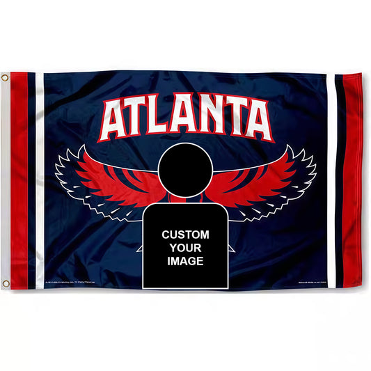 Atlanta Hawks Classic Flag Custom Image