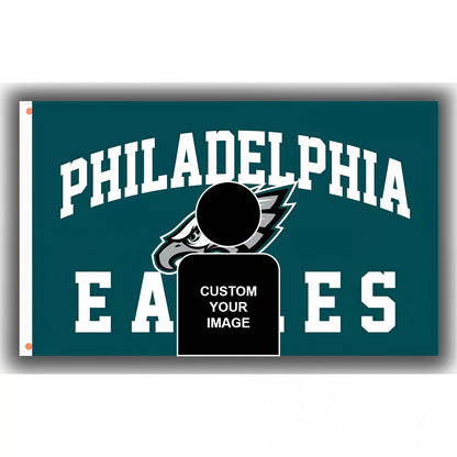 Sydney Sweeney X Philadelphia Eagles Green Flag Custom Image