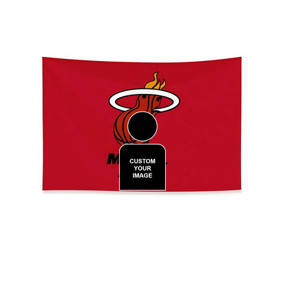 Miami Heat Red Flag Custom Image