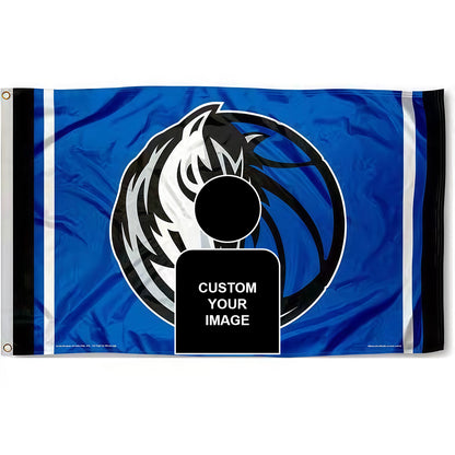 Michael Jackson X Dallas Mavericks Classic Flag Custom Image