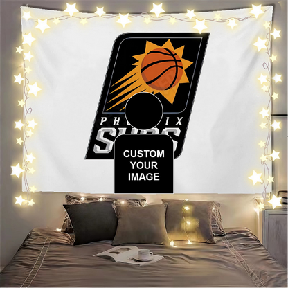 Phoenix Suns White Flag Custom Image
