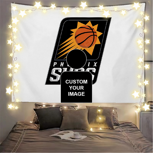 Phoenix Suns White Flag Custom Image